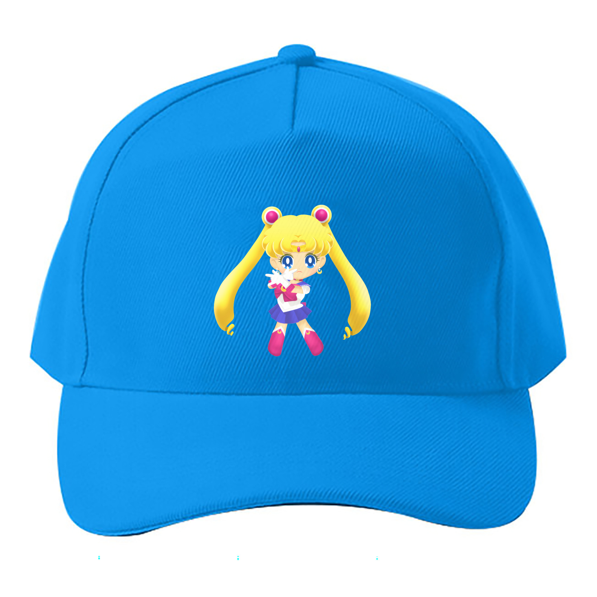 （画像用） 美少女戦士セーラームーン 月野 うさぎ つきの うさぎ Sailor Moon Tsukino Usagi ベースボールキャップ 綿100％ 男女兼用 帽子 スポーツ